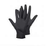 Manusi din nitril negre Kid Man, nesterile, marimea M, 100 buc Manusi din nitril negre Kid Man, nesterile, marimea M, 100 buc
